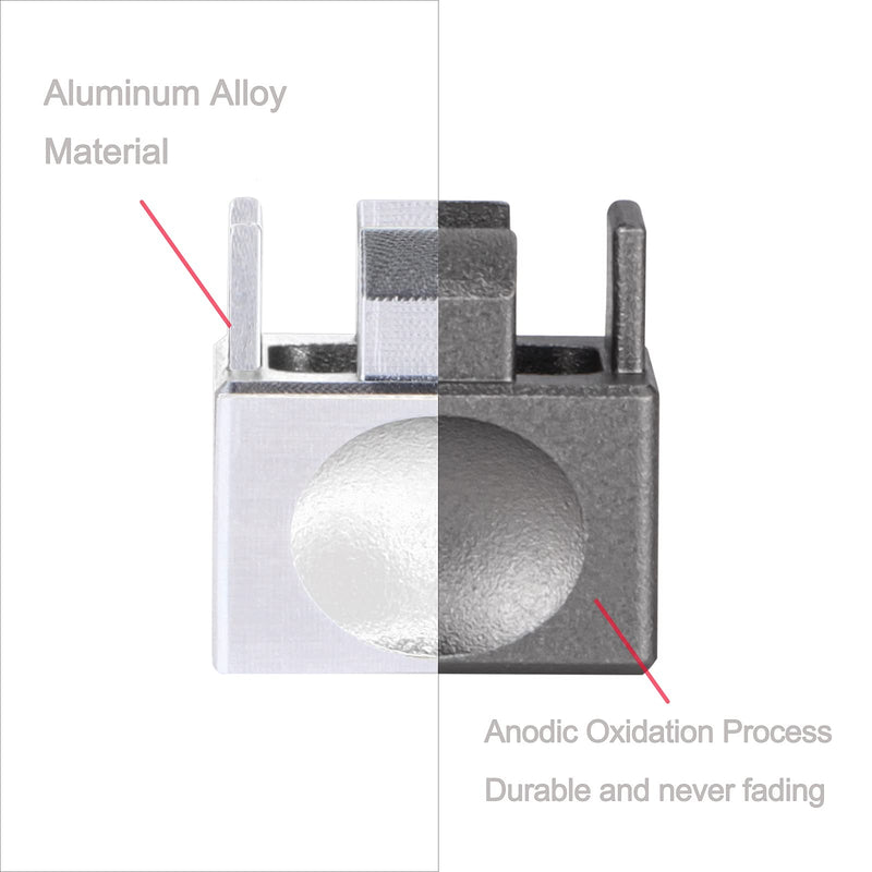 New Fashion Kingdom Metal Switch Opener Mechanical Keyboard Keycaps Lubricate Aluminum for Kailh - Gray Kailh Switch Opener