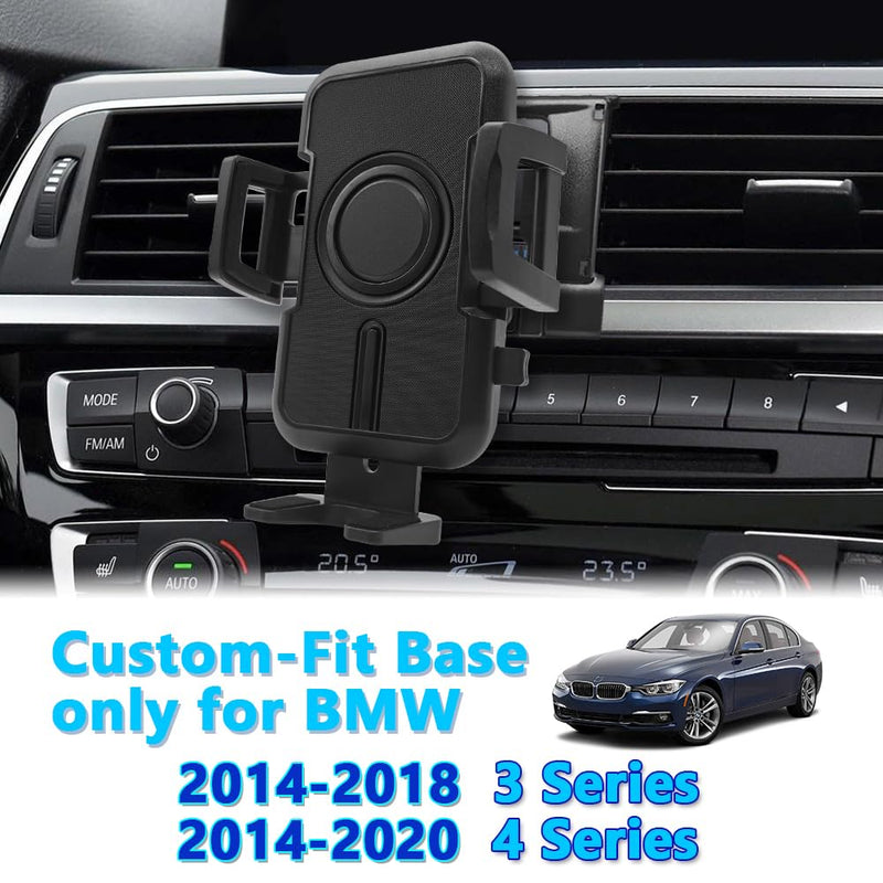 WAAPAK Car Phone Holder Mount 2014-2023 3 Series and 2014-2023 4 Series Auto Accessories Interior Decoration Smartphone Thick Case Cradles Navigation Bracket (3Series-14-18) 3Series-14-18