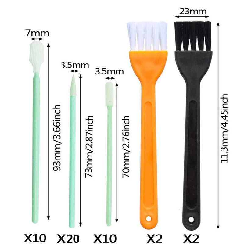 [AUSTRALIA] - 44 Pieces Cell Phone Cleaning Kit, USB Charging Port and Headphone Jack Cleaner Brush Tool Set Compatible with iPhone Xs Max X 8/7/6/5/4 iOS Samsung LG Huawei Motorola MacBook and Android Devices 