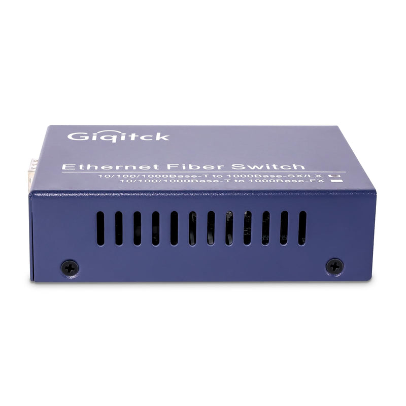 10/100/1000Mbps Media Converter with 1x 1000Base-LX SFP Module | Networks Ethernet to Fiber Media Converter with 1X SFP (1.25Gb/s, Single-mode, Dual LC, 1310nm, 20km) 1G, SMF, LC x1pc