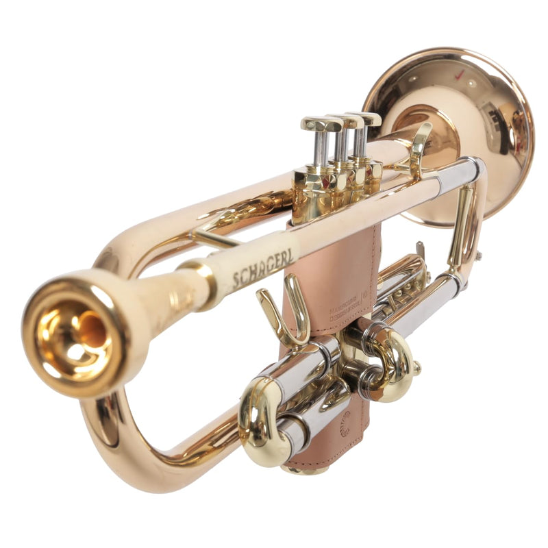 [AUSTRALIA] - Curtis Trumpet Valve Guard HGT5 Natural Beige - Genuine Leather, Slim design (Natural Beige) 