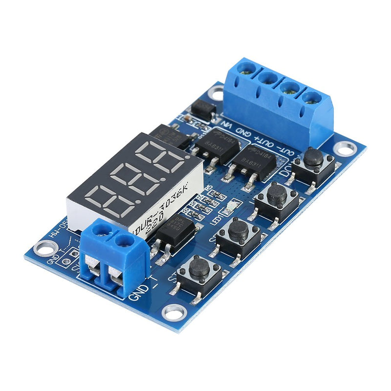 Akozon Timer Module, DC 5V-36V Trigger Cycle Delay Timer Switch Turn On/Off Relay Module with LED Display