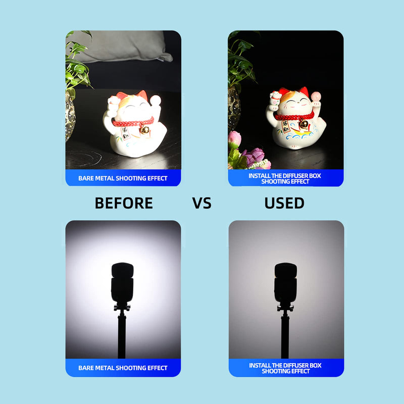 Camera Flash Bounce Diffuser Light Softbox [3-Pack] for speedlight Photography Accessories Compatible with Canon 560 565EX 580EX Godox V850 V860 TT600 TT685