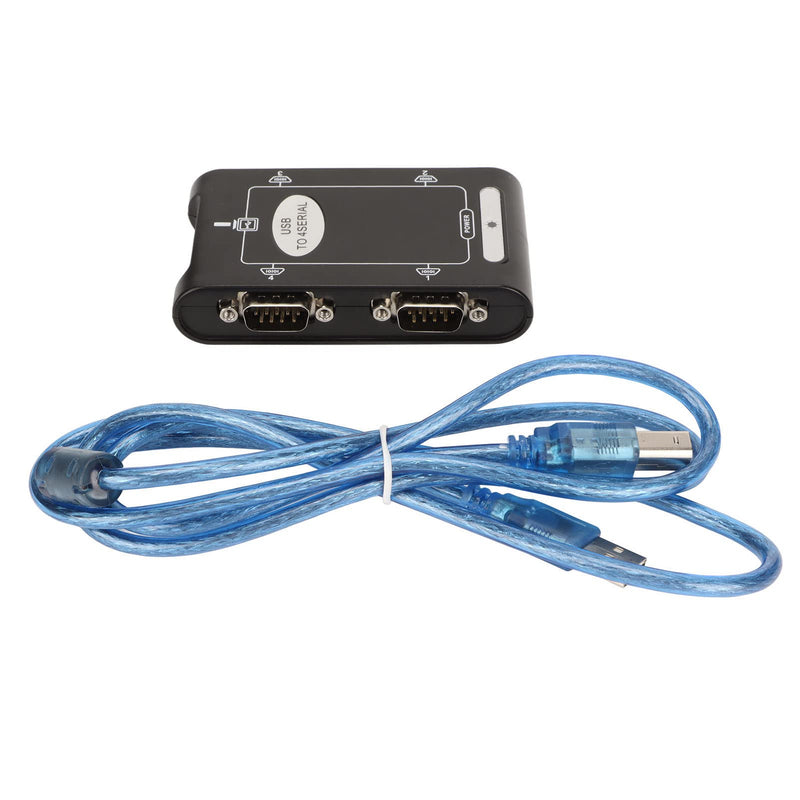USB to Serial Hub RS232 Adapter 4 Port USB to RS232 Converter for Routers with Wide Compatibility Compact Design