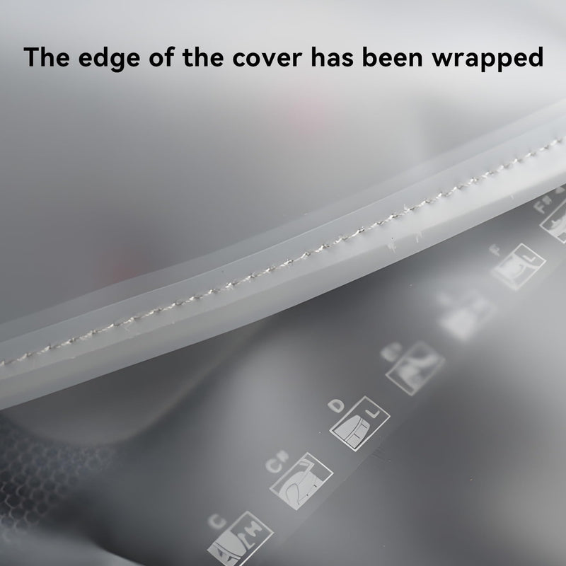 Klmnop Piano Keyboard Dust Cover for 88 Keys, Waterproof Transparent Piano Covers for Protection of Electric/Digital Piano(Clear) Clear