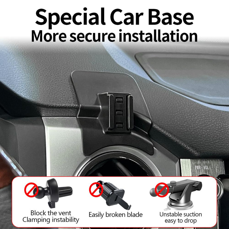 Car Magnetic Phone Mount for Toyota Tundra 2014 2015 2016 2017 2018 2019 2020 2021 Auto Interior Accessories Best Cellphone Holder Fast 15W Wireless Charger Cell Phones Charging Screen Stand for Toyota Tundra 2014-2021