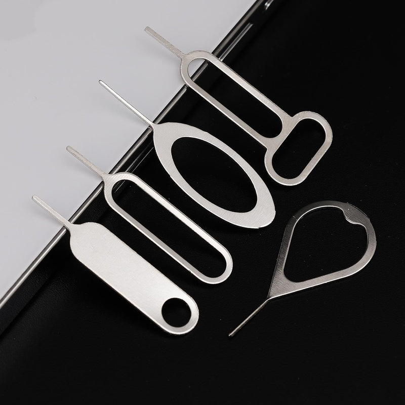 16Pcs Anti-Lost Eject SIM Cards Tray Open Pin Needle Key Tool Ejetor for iPhone IPad Mobile Smartphone Remover Accessories
