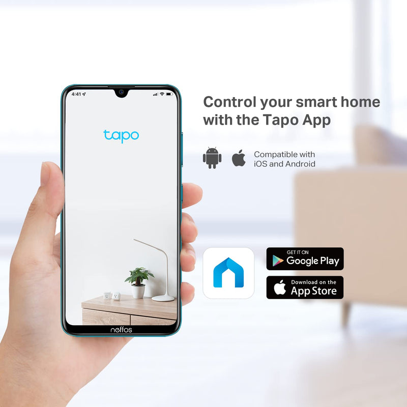 TP-Link Tapo 2K Indoor Security Camera for Baby Monitor, Dog Camera w/ Motion Detection, 2-Way Audio Siren, Night Vision, Cloud & SD Card Storage(Up to 512 GB), Works w/ Alexa & Google Home(Tapo C110) White 1-Pack