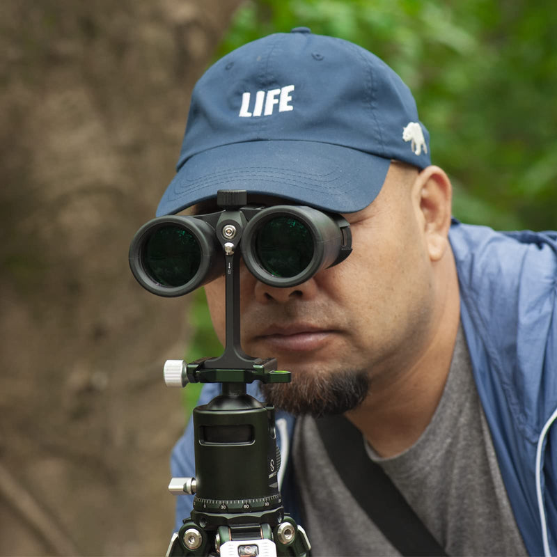 [AUSTRALIA] - Binocular Tripod Adapter, Binocular Mount 1/4 Inch Threading Mount Aluminium (s1) 