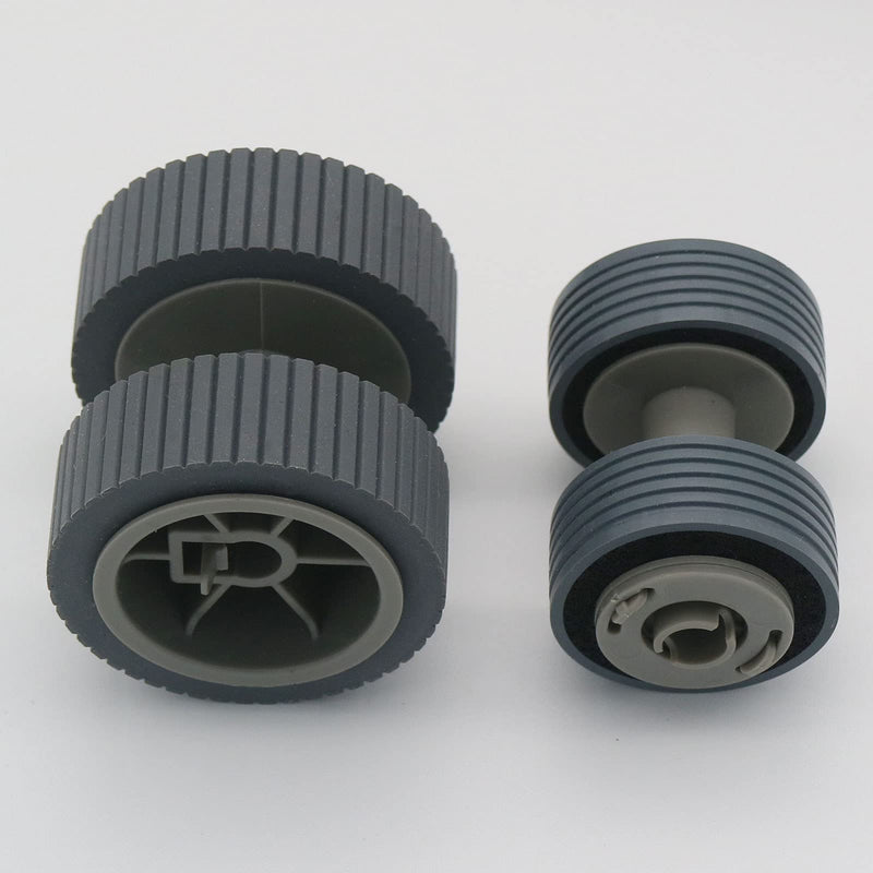 Intendvision Replacement Scanner Brake Roller and Pick Roller Set Compatible for Fujitsu fi-6130 fi-6130Z fi-6140 fi-6140Z fi-6230 fi-6230Z fi-6240 fi-6240Z fi-6125 fi-6225, PA03540-0001 PA03540-0002