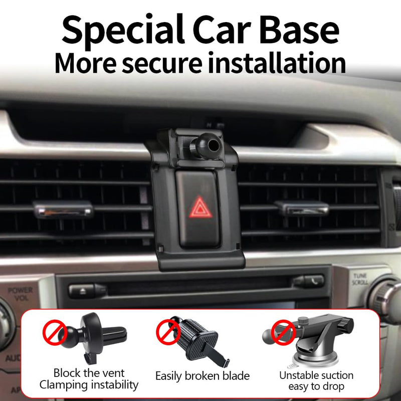 Car Phone Holder for Toyota 4Runner 2010-2024 Auto Accessories Navigation Screen Bracket Interior Decoration Dashboard Cell Mobile Phone Mount Holders case Accessory