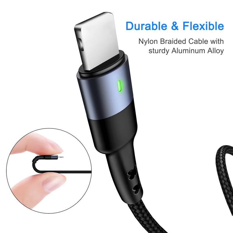 72W Super Fast Dual USB-C Charging Cable for iWatch+USAMS 2Pack 10ft Multi Charging Cable Short Charging