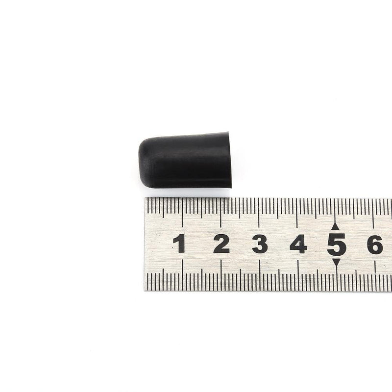 4Pcs Rubber Tip for Cello Endpin, Anti-slip End Pin Cover Protector Portable Cello Rubber Endpin Tip Protector Violin Accessories Black