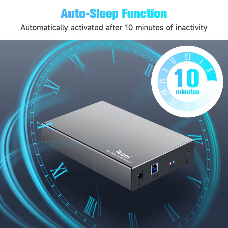 USB 3.0 to SATA Hard Drive Dock + Dual Bay HDD Docking Station, UASP Supported