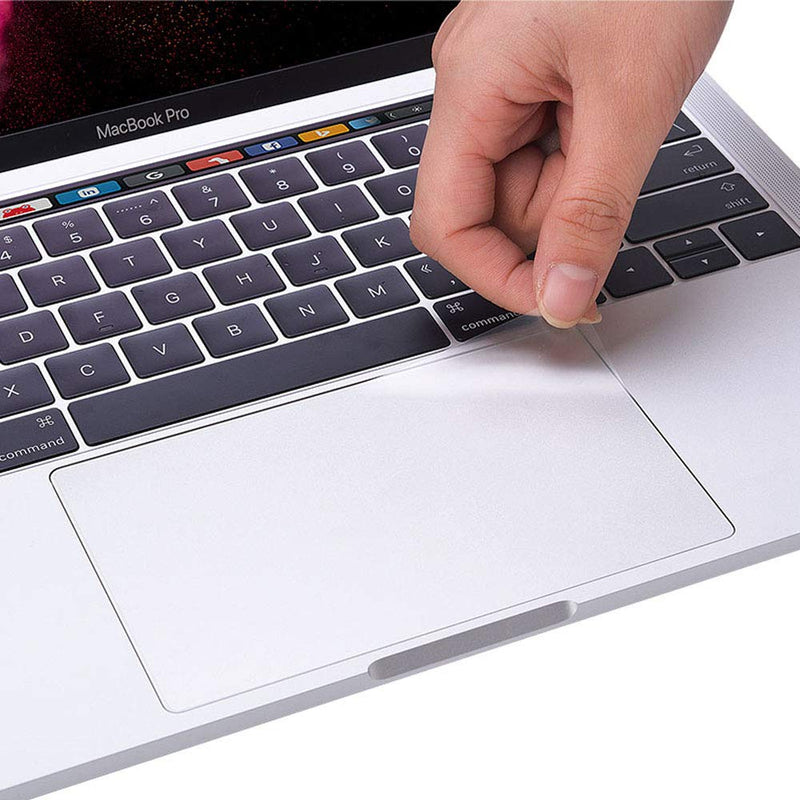 [2PCS] TrackPad Protector for 2020-2022 MacBook Pro 13 Inch A2338 M2 M1 A2289 A2251 Track Pad Cover Skin for 2020 MacBook Pro 13.3 A2338 A2289 A2251 with Touch Bar Touch ID Laptop Accessories, Clear