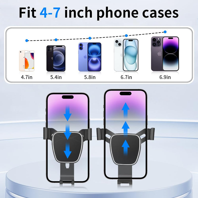 Car Phone Holder for GMC Sierra 1500 Elevation/SLE/SLT 2022 2023 2024 2025 2026，Sierra 2500 3500 SLE/SLT 2024-2026【Only 13.4" Screen】 Auto Accessories Interior Mobile Cell Phone Mount case
