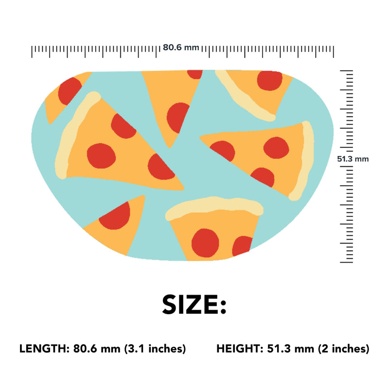 See Worthy Foodie Eye Patches - Innovative, Smart Adhesive Technology - Breathable & Comfortable Eyepatch for Lazy Eye - Soft Eye Patches, Concave Shape & Fun Designs (48 per Box) Packaging May Vary O