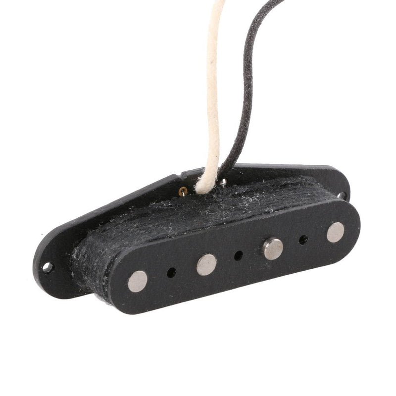 Black 4 String Guitar Pickup 5 Magnet Fiber Bobbin for Tele Bass 51PB