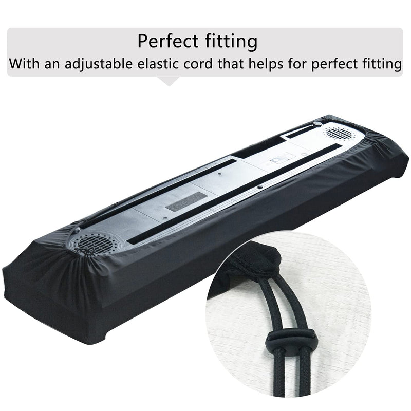 Piano Dust Cover 61-88 Keys Weighted Keyboard Small Keyboard Piano Covers Waterproof Locking Clasp Keep It From Dust and Dirt (61-76 KEYS) 61-76 KEYS
