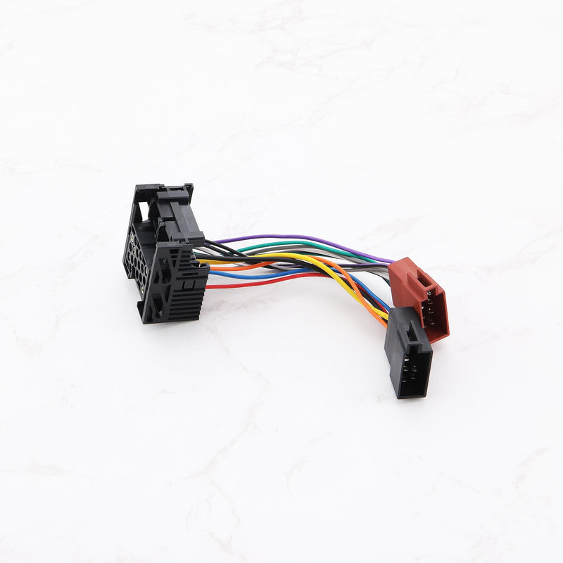 eMagTech Car Radio Adapter Old 17-pin Compatible with BMW 3 Series Compatible with BMW 5 Series Compatible with BMW 7 Series Radios Cord Length 11.5cm