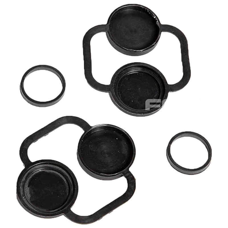 [AUSTRALIA] - Tactical Rubber Lens Cover for AN/PVS31 Dummy Night Vision Goggle Model Lens PVS31 NVG Lens Protective Cover Apron Soft Rubber Lens Caps Objective Optics Protection Covers 2 Pair 