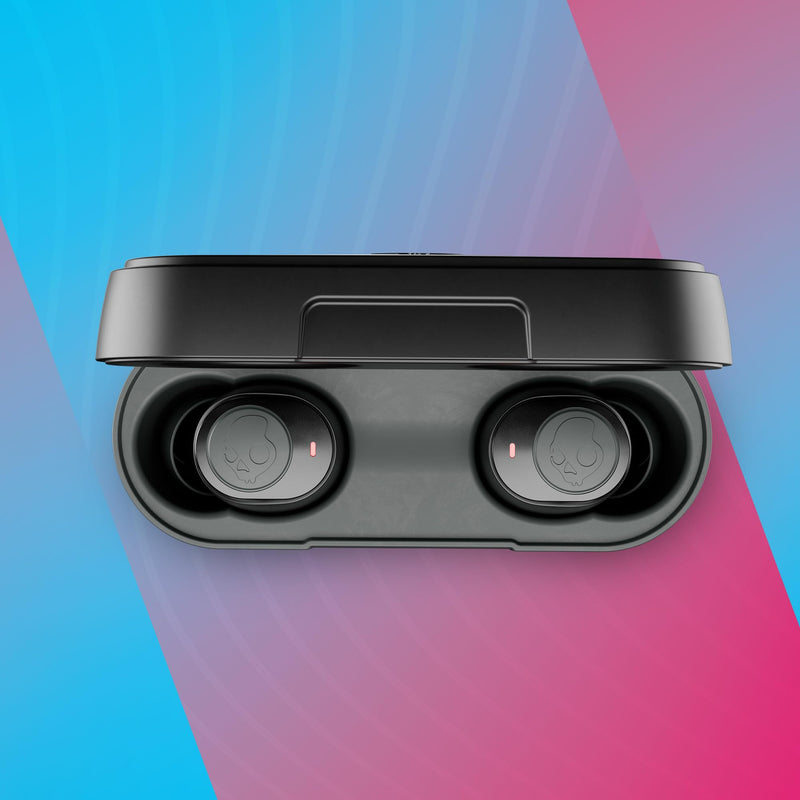 Skullcandy Jib True 2 Wireless In-Ear Bluetooth Earbuds - True Black | Bluetooth Headphones, 33 Hours Battery with Charging Case, Noise Isolating Fit, Sweat and Water Resistant, Microphone