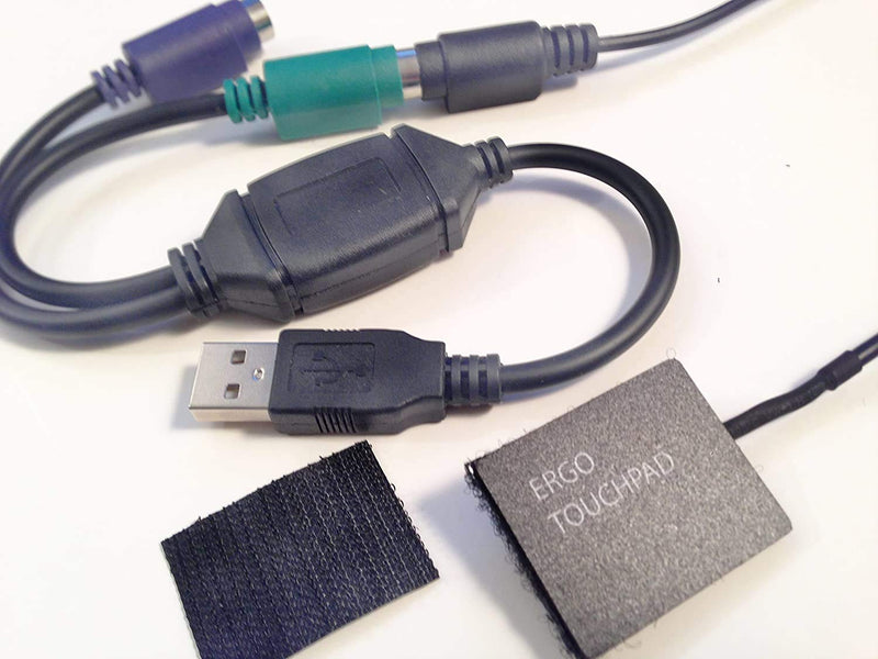 Mini USB Computer Touchpad, Trackpad, Mouse, Wired, 1.1 x 1.3 inches Ergo Touchpad ETP001MTPUSB