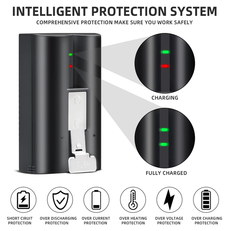 [AUSTRALIA] - New V4 Battery for Ring-Doorbell-Camera 1/2/3/4/3+/3plus, Stick-Up Cam (2nd & 3rd Gen), Peephole/Spotlight Camera/Spotlight Cam solar/Camera Indoor Outdoor 3.65V 6040mAh 
