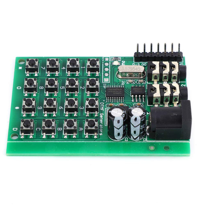 [AUSTRALIA] - AE11A04 DTMF Module Audio Generator Board, 5-24VDC, Voice Encode Transmitter, MCU Interface, 2.48x1.57x0.51in, with 3.5mm Audio Jack 