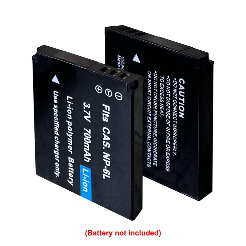 Digital Camera Battery Charger for 3.7V 700mAh NP-6L Rechargeable Lithium Battery (NP-6L Battery Charger)
