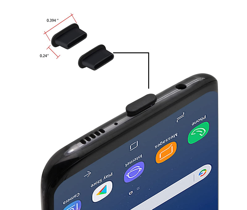 25PC USB C Dust Plug, Anti Dust Plug for USB Type-C, USB C Dust Cover for iPhone 15 Pro Max Plus, Samsung Galaxy S24 S23 S22 S21 Ultra Plus, Z Fold, Google Pixel 7 8 Pro, OnePlus & Type C Device USB-C 25PC