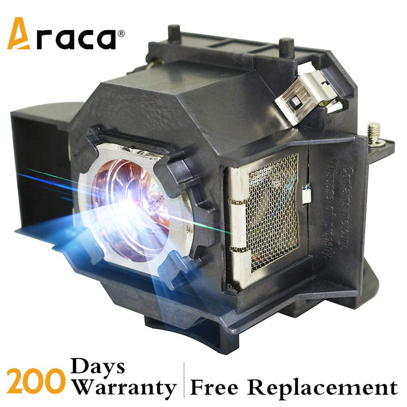 Araca ELPLP34 Projector Lamp with Housing for Epson EMP-X3 EMP-82 PowerLite 76C 82C EMP-62 EMP-62C EMP-63 EMP-76C 62C Replacement Projector Lamp