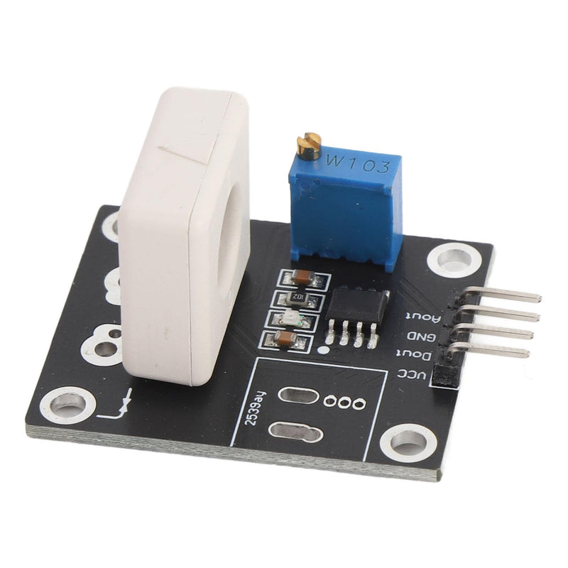 [AUSTRALIA] - Adjustable Hall Effect Current Sensor Module, Short Circuit Overcurrent Protection, DC±100A, Hall Current Sensor Module Detector Board with Signal Output Indicator 