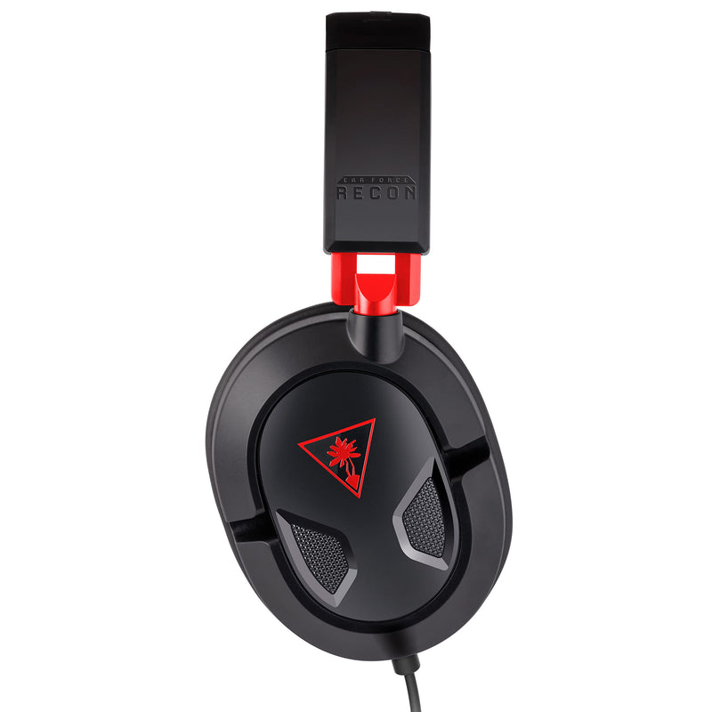 [AUSTRALIA] - Turtle Beach Recon 50 Wired Gaming Headset - PC, Mac, PS4, PS5, Xbox Series X|S & Xbox One, & Mobile/Tablet with 3.5mm Removable Mic, 40mm Speakers, & In-line Controls – Black Black / Red 