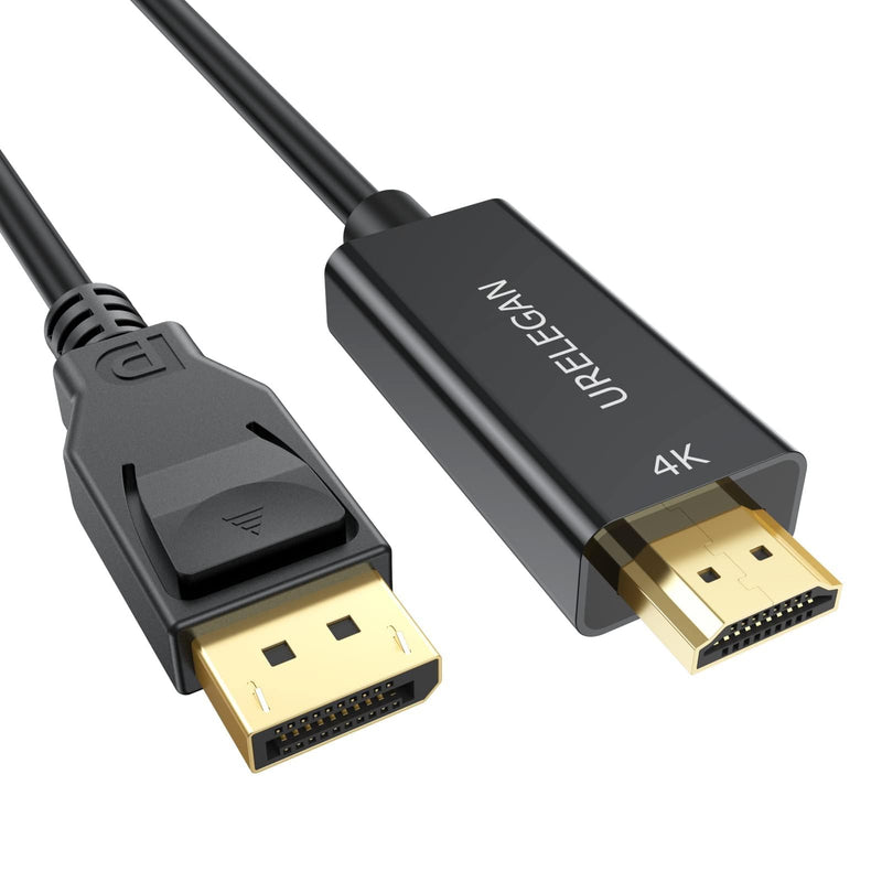 DisplayPort to HDMI Cable 3FT 4K 10-Pack Uni-Directional | 3 FT 4K DP to HDMI HDTV Cable,Display Port to HDMI Cord for TV, Dell, Monitor, Projector, Desktop, AMD, Lenovo, HP, ThinkPad Black