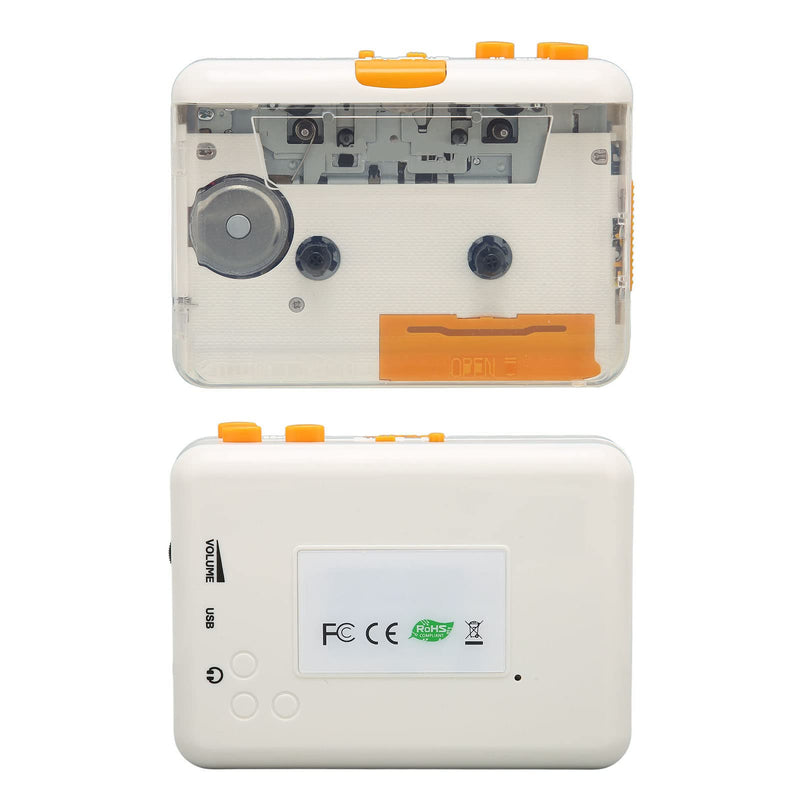 Cassette Player, Portable Tape Player Drive USB Cassette to MP3 Converter with Earphone Volume Control, Plug and Play Clear Sound Cassette for USB drive for CD for iPod for