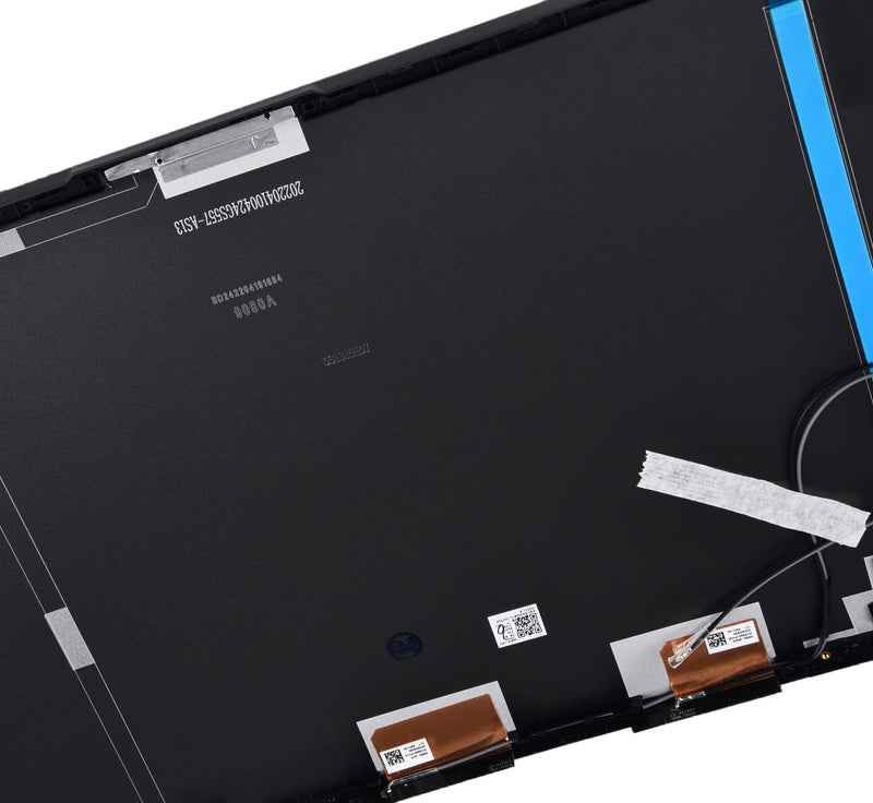 Replacement LCD Back Cover Rear Top Lid with Hinges for Lenovo ideapad 5-15IIL05 5-15ARE05 5-15ITL05 Series Laptop P/N: 5CB0X56073 AM1K7000310, Gray