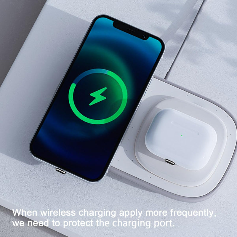 Designed for iPhone 15 Pro Max Plus USB-C Anti Dust Plugs Metal C Charging Port Cover Caps Protectors (5 Pack, Black)