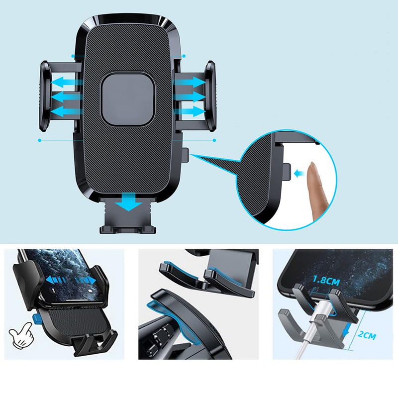 Car Cell Phone Holder Mount for Ford F150 2009-2014 Accessories | for F-150 Expedition 2003-2017 Volkswagen VW Tiguan 2007-2015 Mazda 6 2004-2012 Circular Air Vents Cellphone Stand