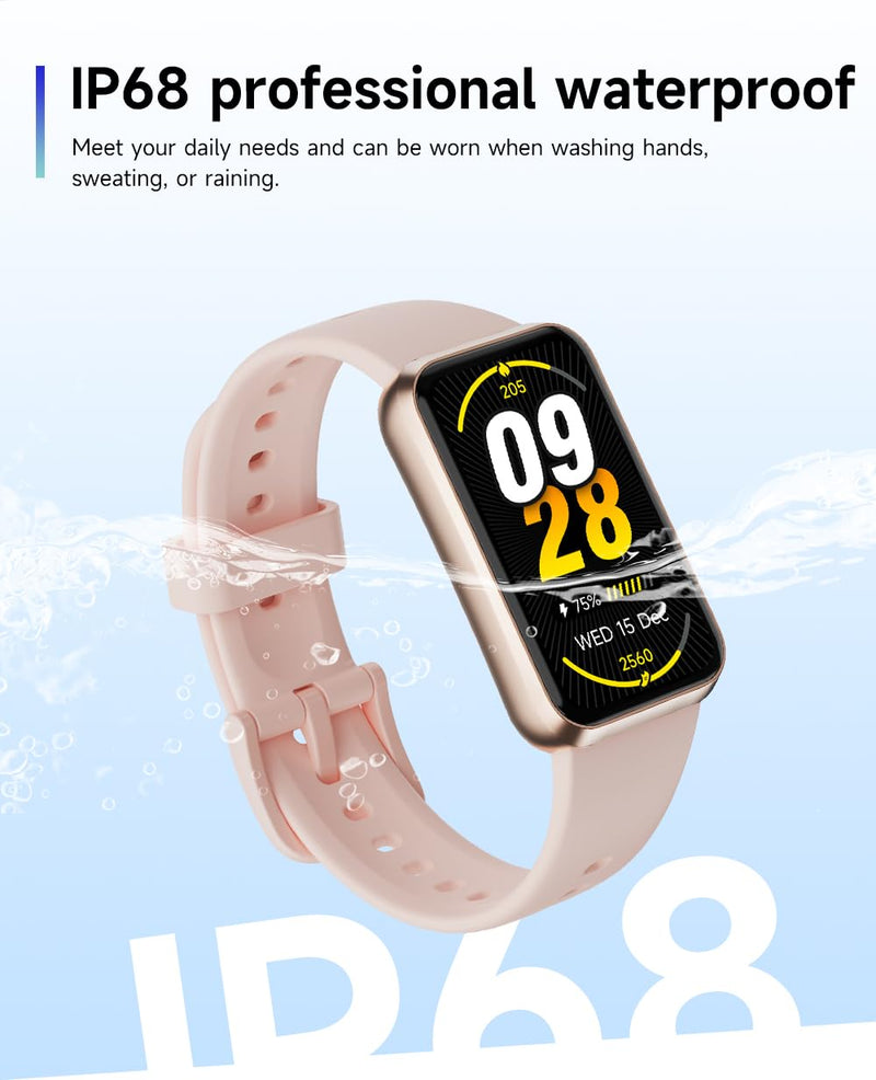 Fitness Trackers,Heart Rate Blood Oxygen Sleep Monitor,1.47‘’ OLED Display,Calorie Pedometer Steps Counter Activity watchs,Smart Band 24/7 Health Monitoring(Black) (DarkBLue) DarkBlue