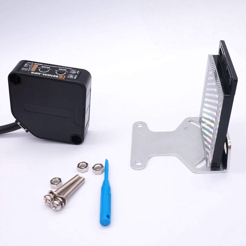 Taiss Photoelectric Sensors BEN5M 3A 24-240VDC 24-240VAC Retroreflective Proximity Switch Induction Distance 5M