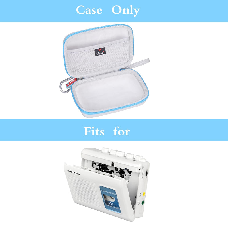 Mchoi Hard Storage Case Fits for TOMASHI Portable Cassette Player Tape Recorder Walkman, Case Only