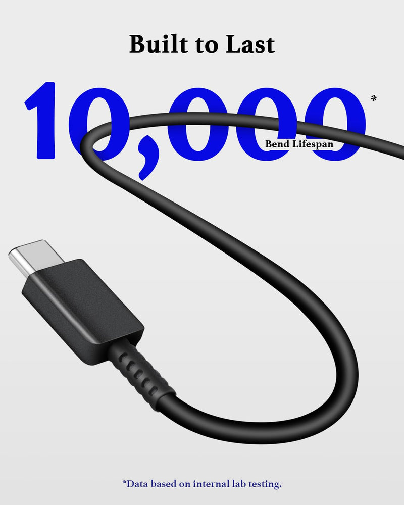 Type C Charger Fast Charging, 2 Pack 25W USB C Charger Type C Super Fast Charging with 10 FT Android Phone Fast Charger USB C Cable Compatible with Galaxy S24 Ultra/S23/S22/S21/S20/Phone 15 Pro Max