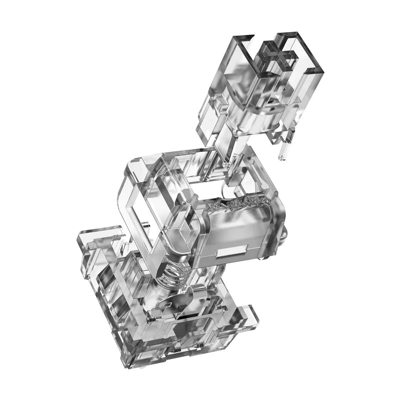 GK GAMAKAY Linear Mechanical Keyboard Switch, 35Pcs/Pack Crystal Switch 3 Pin Switches for LK67 CK61 CK68 DIY Mechanical Gaming Keyboards (Crystal Switch)