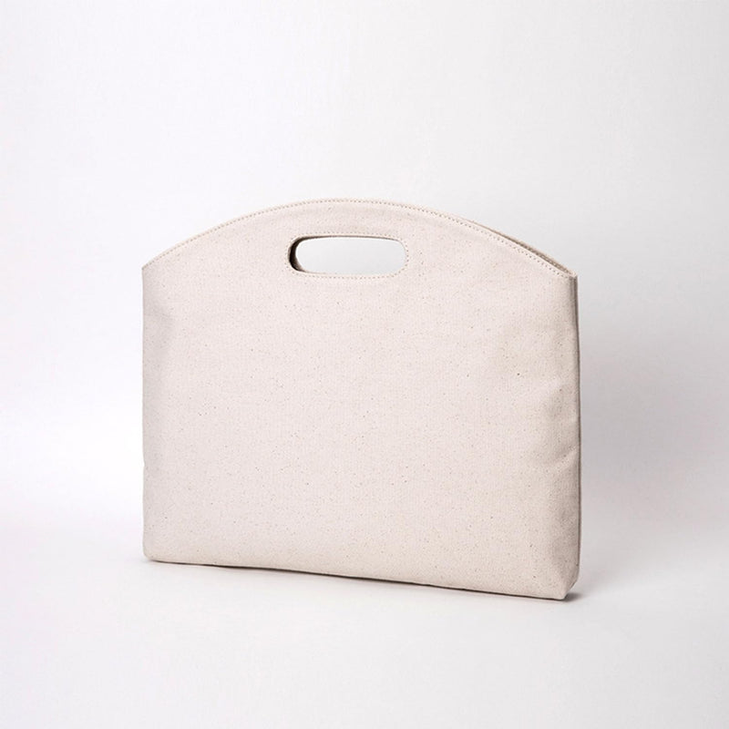 Top-Handle Bag with Sleek Design, Fits Laptops, Legal Size Documents and More - Perfect for Work or School Beige