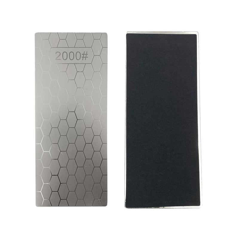 3 Pcs Diamond Sharpening Plates,120 Grit Extra Coarse 800 Grit Medium and 2000 Grit Extra Fine Diamond Knife Sharpeners for Kitchen Scissors Knives Outdoor Tools 120/800/2000