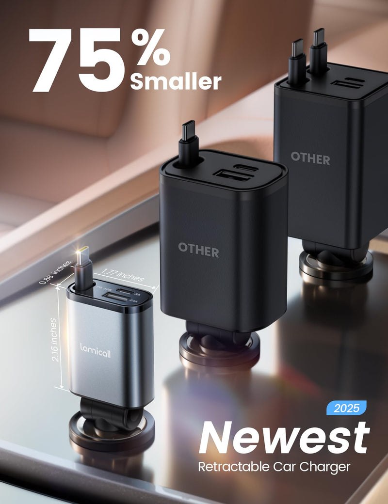 Lamicall Car Char-ger + Car Vent Phone Mount