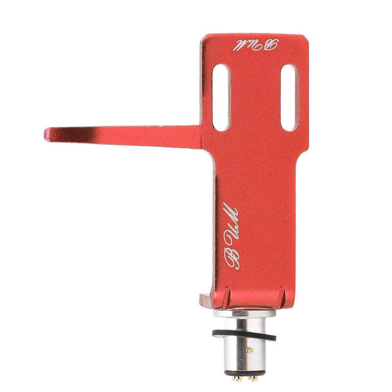 Hilitand Universal Phonograph Head Shell,Phonograph Turntable Headshell,Aluminum Alloy Headshell Cartridge Keeper, Stand Stand,for Record Players (red)