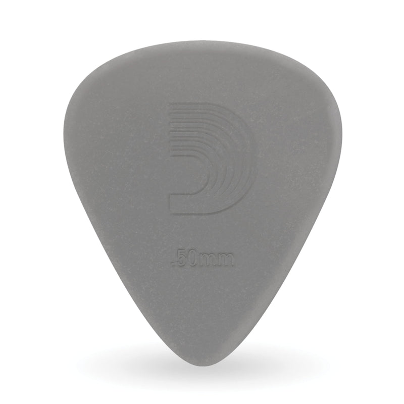 D'Addario Accessories Nylflex Guitar Picks - Nylon Guitar Picks with Grip - Great for Vintage Electric Sounds and Acoustic Strumming - 10 pack, Light (.50mm) 0.50mm-Light
