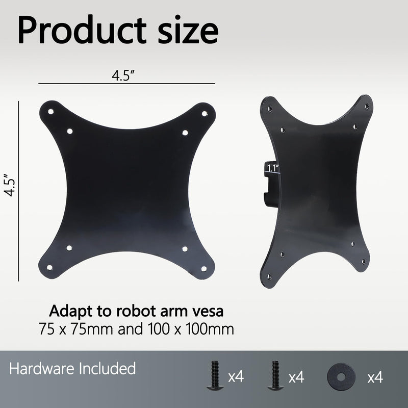 AG326UD VESA Mount Adapter Compatible with AOC Agon PRO 32" 34" 45" Monitor | （Fits AG326UD , AG346UCD , AG456UCZD）– 75x75 to 100x100 Wall Mount Bracket AG326UD ,AG346UCD